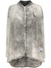 Miharayasuhiro Drop-shoulder Acid-wash Shirt