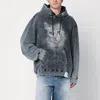 Miharayasuhiro Maison Mihara Yasuhiro Washed Black Sweatshirt With Distressed Effect