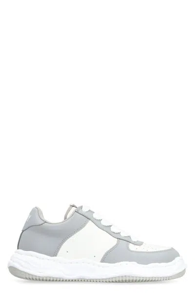 Miharayasuhiro Maison Mihara Yasuhiro Wayne Leather Low-top Sneakers In Multicolor