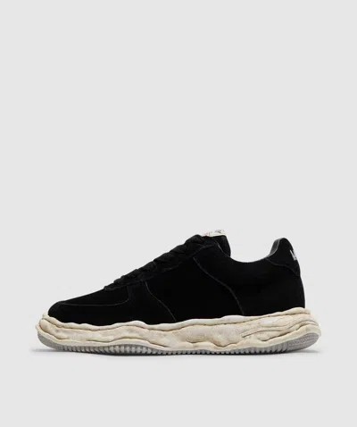 Miharayasuhiro Maison Mihara Yasuhiro Wayne Low Original Sole Leather Sneaker In Black