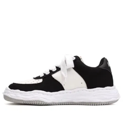 Miharayasuhiro Maison Mihara Yasuhiro Wayne Og Sole Canvas Low 'black White' In Multi