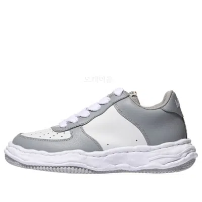 Miharayasuhiro Maison Mihara Yasuhiro Wayne Og Sole Leather Low 'grey White' In Multi
