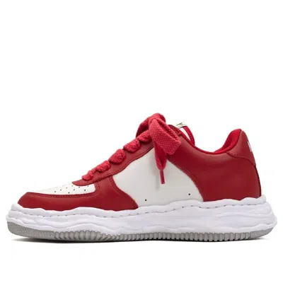 Miharayasuhiro Maison Mihara Yasuhiro Wayne Og Sole Leather Low-top Sneaker 'white Red'
