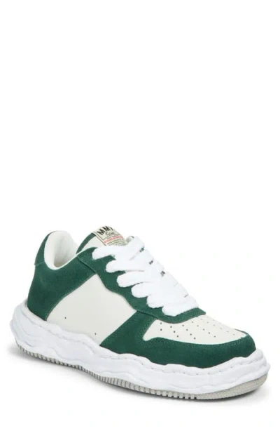 Miharayasuhiro Maison Mihara Yasuhiro Wayne Original Sole Suede Sneaker In Green