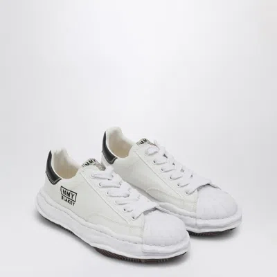Miharayasuhiro Maison Mihara Yasuhiro White Canvas Blakey Low-top Sneakers In Multi