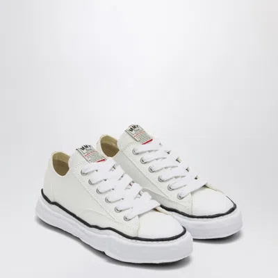Miharayasuhiro Maison Mihara Yasuhiro White Peterson Low Sneakers In Canvas Men