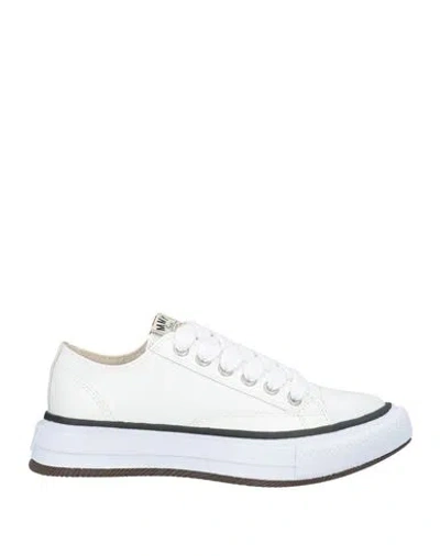 MIHARAYASUHIRO MAISON MIHARA YASUHIRO WOMAN SNEAKERS WHITE SIZE 7 LEATHER