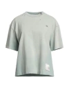 Miharayasuhiro Maison Mihara Yasuhiro Woman T-shirt Light Green Size 0 Cotton In Green