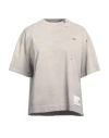 Miharayasuhiro Maison Mihara Yasuhiro Woman T-shirt Taupe Size 2 Cotton In Grey