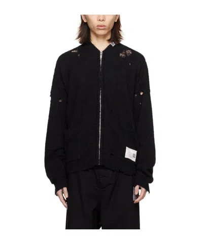 Miharayasuhiro Make Old Details Cardigans In Black