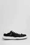 Miharayasuhiro Black Charles Canvas Sneakers In Black