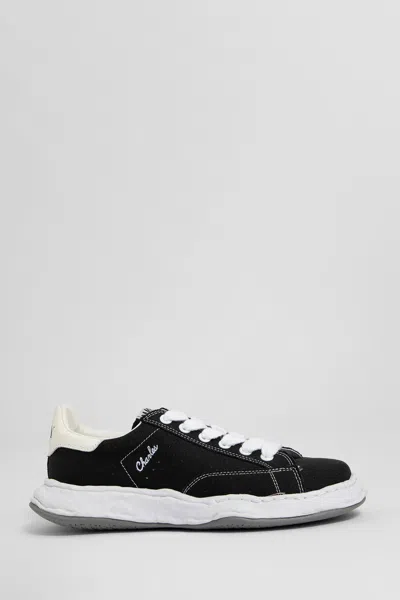 Miharayasuhiro Black Charles Canvas Sneakers