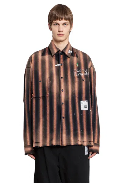 Miharayasuhiro Maison Mihara Yasuhiro Vintage Striped Distressed Shirt In Multi