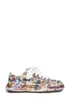 Miharayasuhiro Maison Mihara Yasuhiro Peterson23 Og Sole Sputtering Paint Canvas Sneaker In White