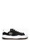 Miharayasuhiro Maison Mihara Yasuhiro Black Canvas Blakey Low Top Sneakers In Grey