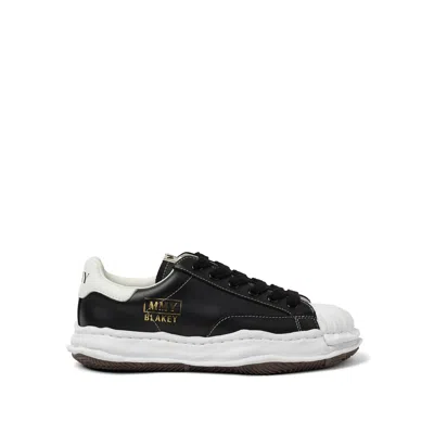 Miharayasuhiro Men's Blakey Og Leather Low Top Sneakers In Black/white