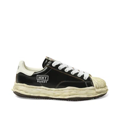 MIHARAYASUHIRO MEN'S BLAKEY OG WRINKLED LEATHER SNEAKERS