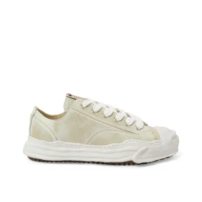 Miharayasuhiro Men's Hank Og Shrink Leahter Sneakers In White