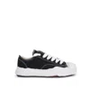 Miharayasuhiro Maison Mihara Yasuhiro Black Peterson Low Sneakers In Canvas In Black/white
