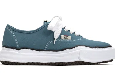 Pre-owned Miharayasuhiro Men's Maison Mihara Yasuhiro Baker Og Sole Canvas Low Sneakers In Blue/white