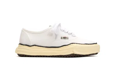 Pre-owned Miharayasuhiro Men's Maison Mihara Yasuhiro Baker Vintagelike Og Sole Canvas Low Sneakers In White