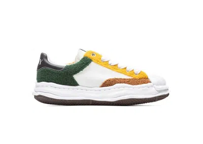 Pre-owned Miharayasuhiro Men's Maison Mihara Yasuhiro Blakey Low Og Sole Sagara Embroidered Sneakers In Multi
