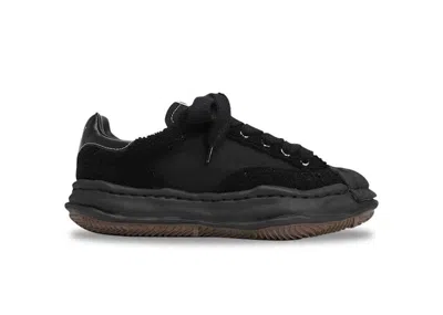 Pre-owned Miharayasuhiro Men's Maison Mihara Yasuhiro Blakey Low Og Sole Shell Toe Canvas Sagara Sneakers In Black