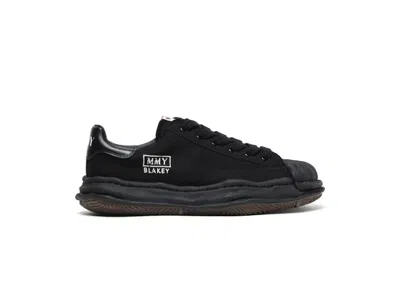 Pre-owned Miharayasuhiro Men's Maison Mihara Yasuhiro Blakey Low Top Sneakers In Black/white