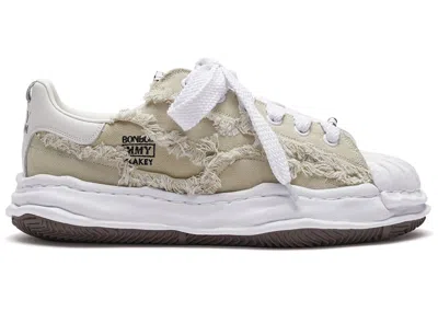 Pre-owned Miharayasuhiro Men's Maison Mihara Yasuhiro Blakey Og Sole Low Bonbom Sneakers In Beige In Sand