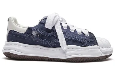 Pre-owned Miharayasuhiro Men's Maison Mihara Yasuhiro Blakey Og Sole Low Bonbom Sneakers In Navy Blue