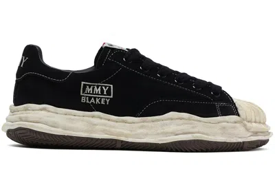 Pre-owned Miharayasuhiro Men's Maison Mihara Yasuhiro Blakey Og Sole Suede Low White Sneakers In Black
