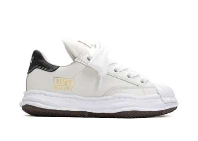 Pre-owned Miharayasuhiro Men's Maison Mihara Yasuhiro Blakey Puffer Og Sole Canvas Low Sneakers In White