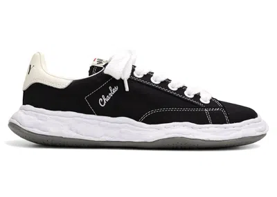 Pre-owned Miharayasuhiro Men's Maison Mihara Yasuhiro Charles Og Sole Canvas Low Sneakers In Black