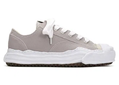 Pre-owned Miharayasuhiro Men's Maison Mihara Yasuhiro Hank Og Sole Canvas Low Sneakers In Gray