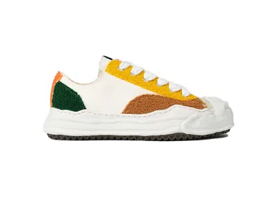 Pre-owned Miharayasuhiro Men's Maison Mihara Yasuhiro Hank Og Sole Chenille Low Sneakers In Multi