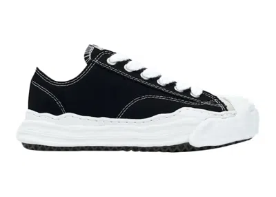 Pre-owned Miharayasuhiro Men's Maison Mihara Yasuhiro Hank Og Sole Suede Low Sneakers In Black/white