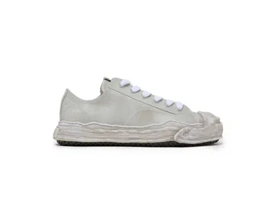 Pre-owned Miharayasuhiro Men's Maison Mihara Yasuhiro Hank Og Sole Vl Distress Sneakers In White/black In Multi