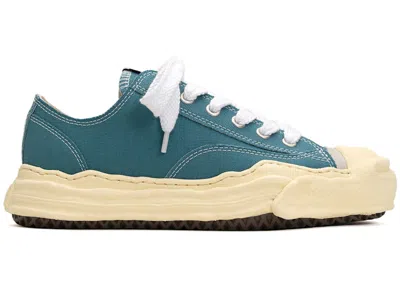 Pre-owned Miharayasuhiro Men's Maison Mihara Yasuhiro Hank Vintage Sole Canvas Low Sneakers In Blue