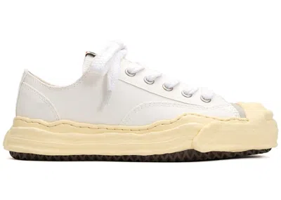 Pre-owned Miharayasuhiro Men's Maison Mihara Yasuhiro Hank Vl Og Sole Canvas Low Sneakers In White