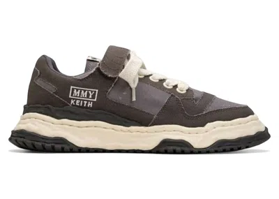 Pre-owned Miharayasuhiro Men's Maison Mihara Yasuhiro Keith Og Sole Canvas Low Sneakers In Grey In Gray