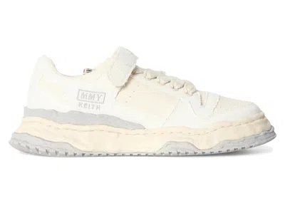 Pre-owned Miharayasuhiro Men's Maison Mihara Yasuhiro Keith Og Sole Canvas Low Sneakers In White