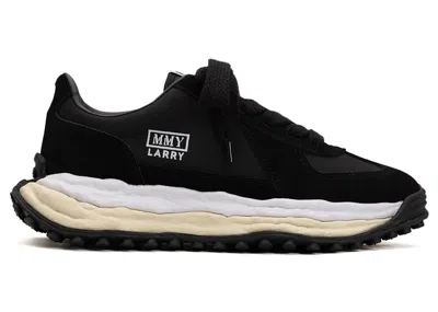 Pre-owned Miharayasuhiro Men's Maison Mihara Yasuhiro Larry Og Sole Mix Material Low White Sneakers In Black