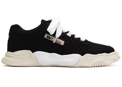 Pre-owned Miharayasuhiro Men's Maison Mihara Yasuhiro Parker Og Sole Canvas Low Sneakers In Black/white In Multi