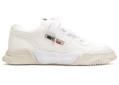 Pre-owned Miharayasuhiro Men's Maison Mihara Yasuhiro Parker Og Sole Canvas Low Sneakers In White