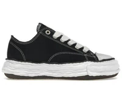 Pre-owned Miharayasuhiro Men's Maison Mihara Yasuhiro Peterson 23 Og Sole Canvas Low Sneakers In Black/white