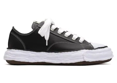 Pre-owned Miharayasuhiro Men's Maison Mihara Yasuhiro Peterson 23 Og Sole Leather Low Sneakers In Black