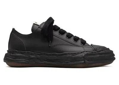 Pre-owned Miharayasuhiro Men's Maison Mihara Yasuhiro Peterson 23 Og Sole Leather Low Sneakers In Black