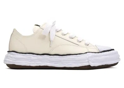 Pre-owned Miharayasuhiro Men's Maison Mihara Yasuhiro Peterson 23 Og Sole Leather Low Sneakers In White