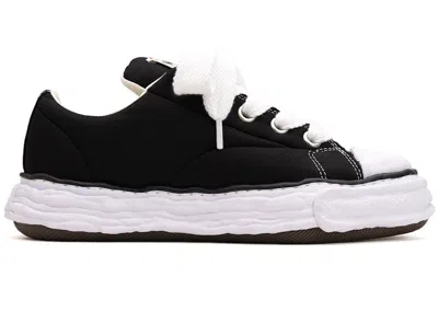 Pre-owned Miharayasuhiro Men's Maison Mihara Yasuhiro Peterson 23 Og Sole Padded Canvas Low Sneakers In Black/white