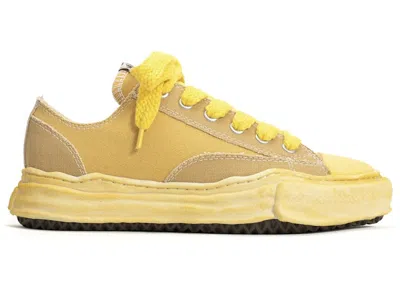 Pre-owned Miharayasuhiro Men's Maison Mihara Yasuhiro Peterson Od Og Sole Low Sneakers In Yellow/cream